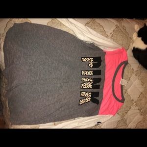 Pink long sleeve shirt